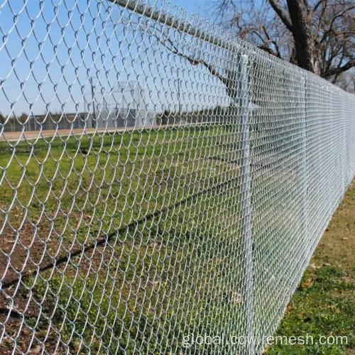 Airport Galvanized Cyclone Wire Mesh Fencing 1 Inch Galvanized Chain Link Wire Factory